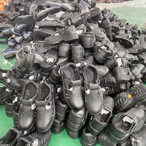 بالجملة أحذية عمل مستعملة من الصلب بمقدمة القدم عالية الجودة بالجملة رخيصة أحذية سلامة رجالية متينة خصم خفيف الوزن بحالة جيدة - Product Image 2