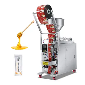 Petite machine d'emballage automatique de sachets de beurre de cacahuète pour salade ketchup miel machine d'emballage de confitures de sauce à la pâte de tomate