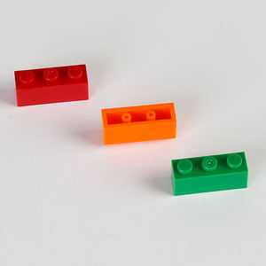 WOMA Toys-piezas grandes de plástico de 1x3, bloques de construcción pequeños, accesorios clásicos, venta al por mayor, baratos, compatibles con todos <span class=keywords><strong>los</strong></span> puntos de 1x3 - Product Image 2