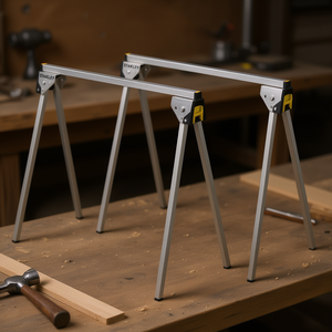 Soportes Metálicos para Sierra Stanley, Par de 48 Pulgadas, Resistentes, para Banco de Trabajo - Product Image 3