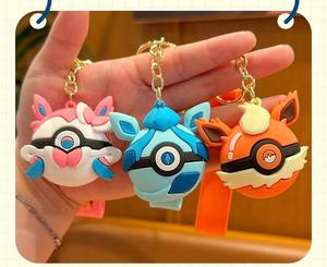 Llaveros de Muñecos 3D, Lindos Llaveros de Dibujos Animados de <span class=keywords><strong>Pokemon</strong></span>, Accesorios para Bolsos, Decoración, Llaveros Promocionales al por Mayor - Product Image 6