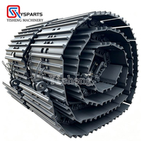 Chaîne de chenilles en acier pour excavatrice avec assemblage de sabots, compatible avec les modèles EX285LC, EX300-5, EX300H-1, EX300LC-3, EX310H-3C - Offre Spéciale