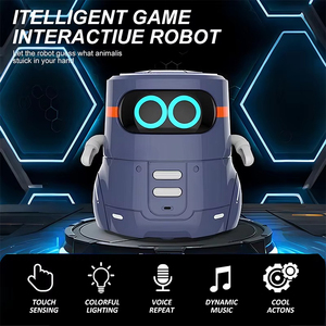 Machine d'apprentissage précoce pour enfants, jouets interactifs à <span class=keywords><strong>intelligence</strong></span> <span class=keywords><strong>artificielle</strong></span>, mini robot télécommandé tactile en plastique - Product Image 2
