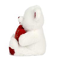 Ours en peluche personnalisé, mignon, en forme de cœur, en peluche rouge, ours en peluche pour la Saint-Valentin, cadeau de la Saint-Valentin
