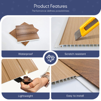 Panneau de plafond en PVC imitation bois, imperméable, ignifuge, insonorisant, résistant à l'humidité, pour hôtel, chambre, salle de sport
