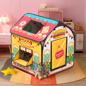 Tente de jeu <span class=keywords><strong>en</strong></span> <span class=keywords><strong>tissu</strong></span> pour enfants, base secrète, pour l'intérieur et l'extérieur, installation rapide, quatre saisons, pour bébés garçons et filles - Product Image 5