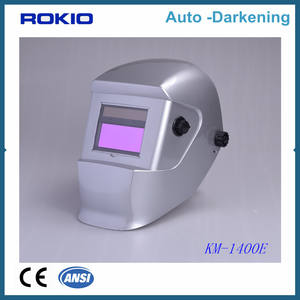 Casque <span class=keywords><strong>de</strong></span> soudage à obscurcissement automatique léger à visière intégrale avec <span class=keywords><strong>4</strong></span> <span class=keywords><strong>capteurs</strong></span> d'arc, couleur vraie, teinte réglable - Product Image 5