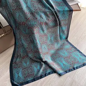Barato personalizado fábrica preço coreano fita de seda lenço