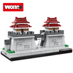 WOMA TOYS China History Beijing Great Wall house plastic building blocks bricks toys kids children educational diy