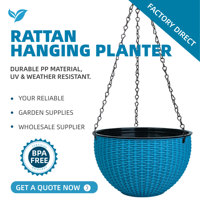 Pots de fleurs suspendus traditionnels à double compartiment, auto-arrosants, durables, 1,28 L, en PP, pour usage intérieur/extérieur, maison et jardin
