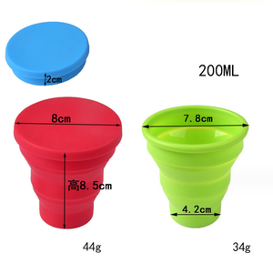 Tasse de voyage pliable en silicone pour l'extérieur, réutilisable et résistante à la chaleur, pour enfants, à boire directement, pour le camping (vente en gros) - Product Image 3