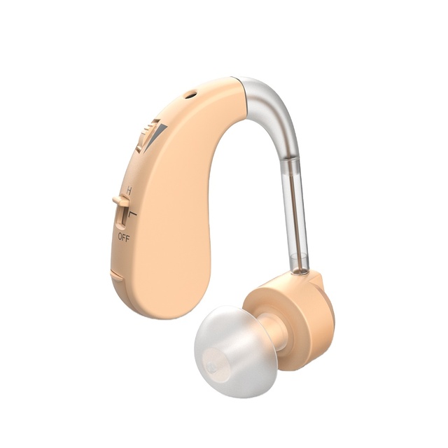 OTC Mini BTE Medical Wireless Digital Hearing Amplifier Noise Reduction Eco-Friendly Design for Seniors Mild Moderate Hearing