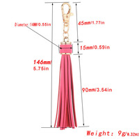 Ensemble Sac à Main Pendentif Cabas Bandoulière, Cuir PU Vintage Multi-Zip Coquille de Palourde Femmes Voiture Bricolage Porte-clés Plaqué Or Gland