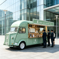 Camion de crêpes françaises sur mesure avec machine à crêpes professionnelle, camion de desserts mobile pour festivals, événements et traiteur