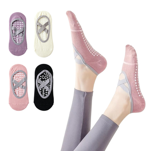 Calcetines de Yoga Personalizados con Logotipo, Base Gruesa, Color Puro, 100% Algodón, Transpirables, Antideslizantes, Antiolor, Profesionales, Clásicos para Hombre y Mujer - Product Image 1