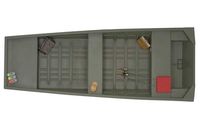 Petit Pas Cher En Aluminium Entièrement Soudé Pêche Bateau à moteur Avec Palette À Vendre