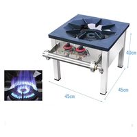 LYROE Cuisinière à gaz 2 brûleurs économe en énergie, en acier inoxydable, à pieds bas, pour gaz en bouteille et gaz naturel, à flamme haute pression, pour soupes et sauces