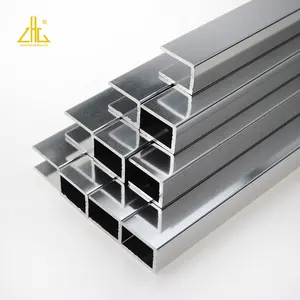 6063 t5 aluminium mini extrusion profiles factory / u profil aluminium profile / c section aluminium