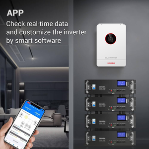Batterie de stockage d'énergie solaire DEMUDA 4u Cabinet 5KWh 48v 100ah à montage en rack avec communication Bluetooth pour le stockage d'énergie domestique - Product Image 3