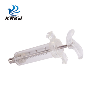 大型動物用ルアーロック付きKD316耐久性のある獣医Tpx再利用可能な20cc <span class=keywords><strong>50cc</strong></span>家畜注射シリンジ - Product Image 5