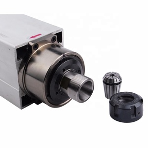 Hqn làm mát không khí 3.5kW trục chính er20/25 mặt bích vuông CNC Router gỗ khắc MDF máy tiện Điều kiện Mới động cơ cho mài - Product Image 5