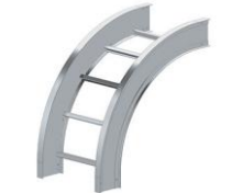 Escalera para Cables Resistente a la Corrosión, Escalera para Cables Resistente y Robusta para Soporte de Cargas Pesadas en Obras de Construcción, Bandeja para Cables - Product Image 4