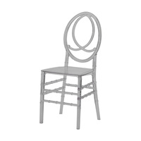 Chaise Phénix Moderne en Plastique Empilable et Démontable pour Extérieur, Idéale pour Entrée, Salle à Manger, Mariage, Anniversaire, Fête, Événement, Banquet - Vente Chaude