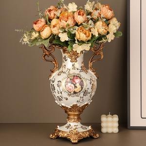 Jarrón de cerámica europeo-Adorno creativo hecho a mano para decoración del hogar - Product Image 4