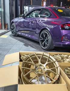 Jantes forgées de haute qualité personnalisées en 1 pièce Concave 5x120 5x114.3 5x112 Jantes en alliage monobloc Jantes forgées pour M4 M5 <span class=keywords><strong>X1</strong></span> X3 - Product Image 4