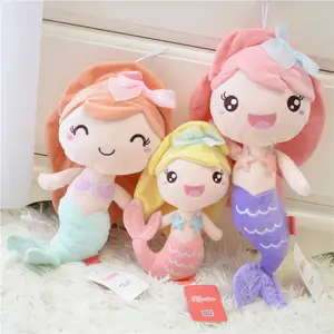 20cm Plush Mermaid Doll Real Girl Baby Doll Baby Small Doll