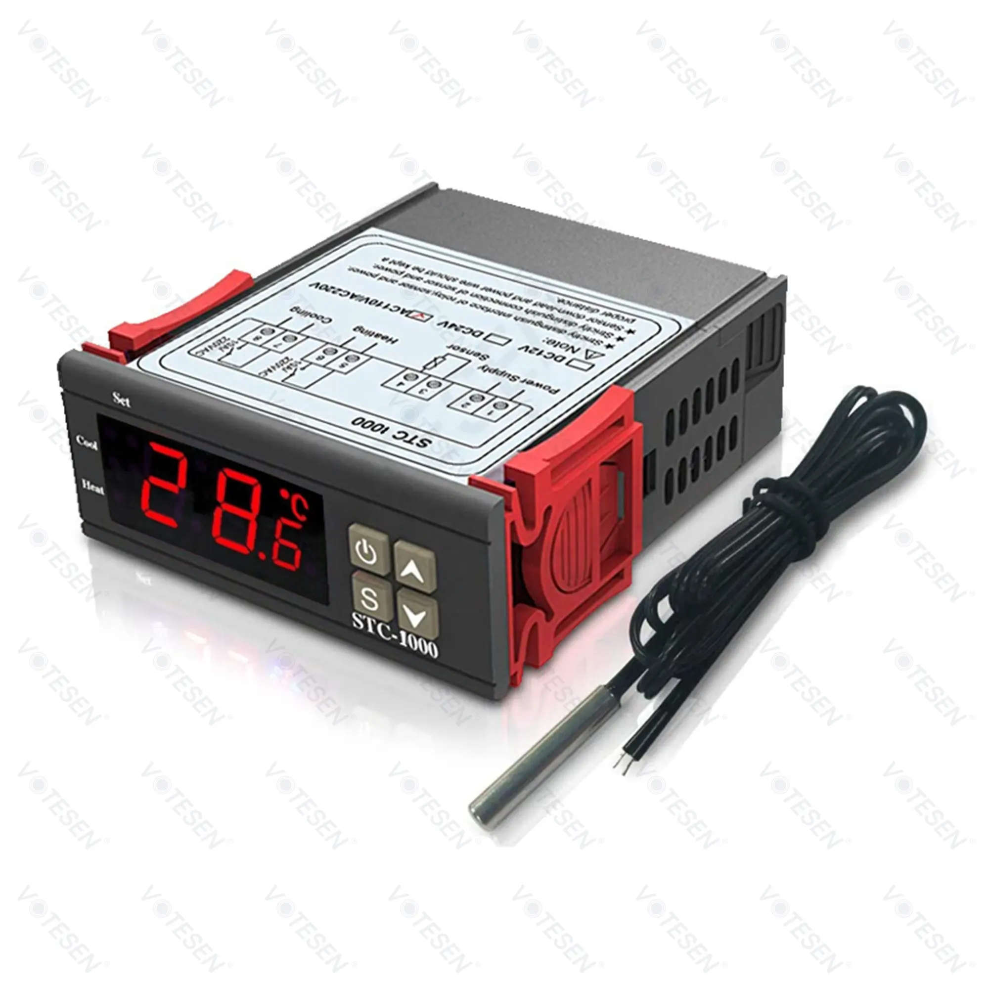 Digital Temperature Controller STC-1000 Thermostat for Aquarium, Incubator, Refrigeration