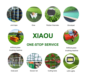 Gazon Synthétique pour Terrain de Football, Hauteur 40MM 50MM 60MM, Tapis Sportif - Product Image 4