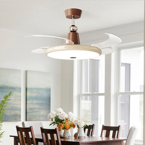 Invisible Blade <b>Ceiling</b> Fan Night <b>Light</b> – Kids Room Safe & Gentle Airflow Design - Product Image 5