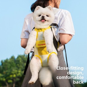 <span class=keywords><strong>Zaino</strong></span> Trasportino alla Moda per Cani e Gatti in Lino e Cotone, Portatile, per Viaggi, Colore Unico, Vendita all'Ingrosso - Product Image 4