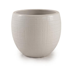 Pot en céramique pour plantes succulentes, petit, moyen, grand, rond, respirant, avec trou de drainage - Product Image 4