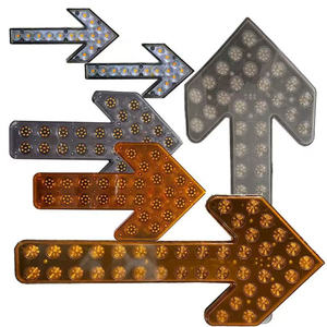 Bouwveiligheid Led Verkeer Pijlsignaal Knipperende Weg Waarschuwingslampjes Voor Wegenbouw - Product Image 4