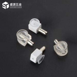 Shengyuan Glass Shelf Support 5mm Square Suction Cup <b>Bracket</b> Wall Mounted PP Material Transparent Anti Slip - Product Image 3