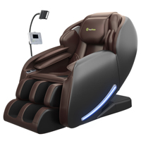 Silla de Masaje 3D SL-Track Moderna con Entrega Rápida en 7 Días, Stock en China, Gravedad Cero, Programas Automáticos, Control por APP, Detección de Salud y Calefacción