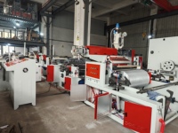 Machine de stratification de revêtement par extrusion de papier d'aluminium de tissu non tissé/tissé de papier kraft de 800-1800mm