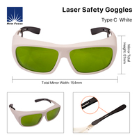 Nouvelles lunettes de sécurité industrielles pour laser à fibre, certifiées CE, OD8+, transmission lumineuse de 27-30 % pour la découpe, le soudage et le marquage UV
