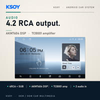 Layar Android Mobil Stereo Radio Mobil Pemutar Android untuk Mobil Layar Sentuh 9 Inch Bluetooth