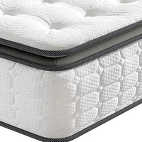Matelas Confortable Respirant à Ressorts Ensachés et Mousse à Mémoire de Forme pour Hôtel, Chambre à Coucher, Soulagement de la Pression, Taille Personnalisée pour Villa