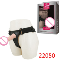 Pénis Creux Portable Seksfun avec Harnais Dildo, Dildo Vibrant Télécommandé pour Homme