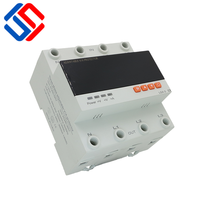 63A/100A 3Phases Tension Protecteur Din-rail Connecté Dispositif de Protection 380VAC sur Offre Spéciale