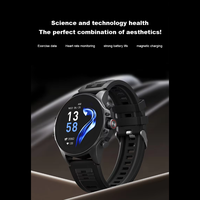 Reloj Inteligente Redondo para Hombre, Resistente al Agua, Pantalla Táctil HD, Frecuencia Cardíaca, Sueño, SpO2, Pasos, Llamadas Inalámbricas, Carga Magnética, Música, Asistente de Voz