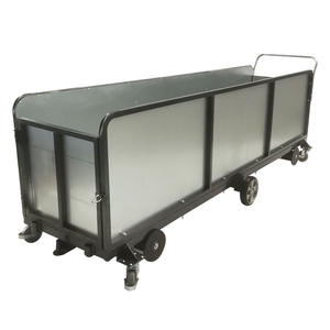 Chariot de collecte des débris à haute capacité, chariot de nettoyage pour serre et ferme, unité de manutention des déchets à mobilité facile - Product Image 5