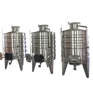 Stainless Steel Food Grade Storage Grape Fermentation Wine Fermentation Tank Wine Tank Temperature Controllers