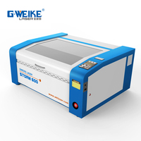 2021 Fabriek Prijs Gweike 3d Diy 4060 50W Nieuwe Mini Draagbare Co2 Laser Cnc Laser Snijden Voor Hout Snijden