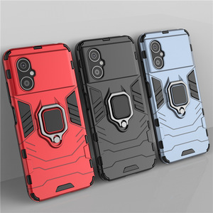 Funda de teléfono con soporte para anillo de dedo de Metal con armadura a prueba de golpes para Xiaomi Redmi 13t 12T 11T 12 pro note <span class=keywords><strong>10</strong></span> K60 Ultra poco X5 - Product Image 3