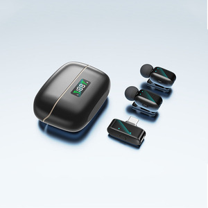 Sx35 không dây <span class=keywords><strong>Microphone</strong></span> Lavalier mini điện thoại ve áo cho dạy phỏng vấn live streaming - Product Image 4